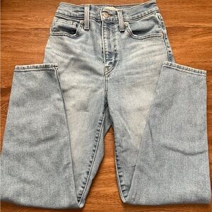 Levi Strauss Co High Waist Mom Denim Jeans Size 24